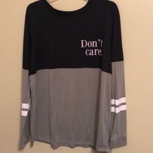 Rue 21 don’t care/bored shirt
